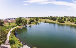 Lacombe Park Lake